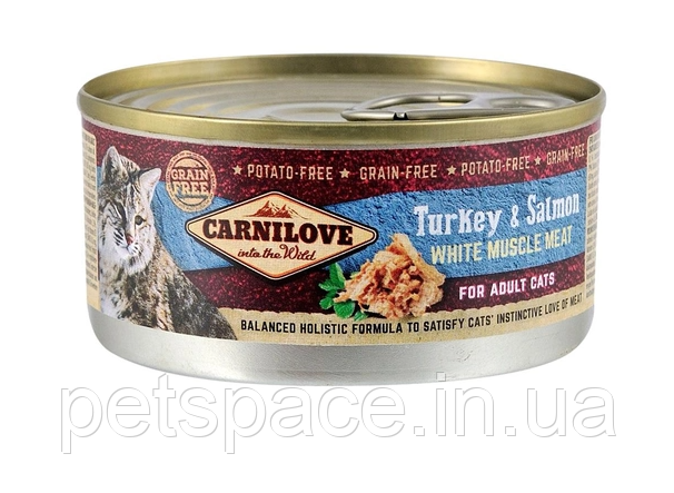 Консерва Carnilove Kitten Turkey&Salmon (Карнілав для кошенят з індичкою та лососем) 100г