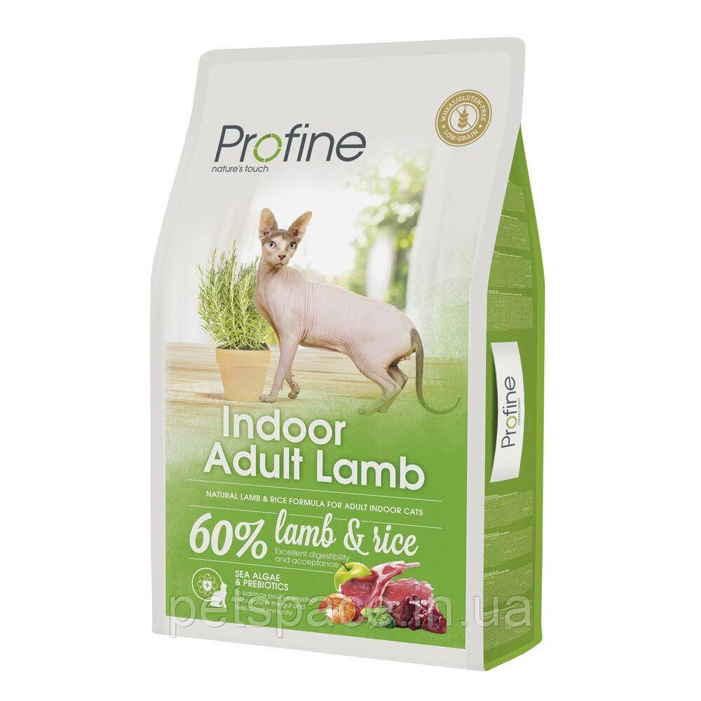 Корм Profine Indoor Lamb (Профайн для котів, що живуть у приміщенні з ягням та рисом) 2кг