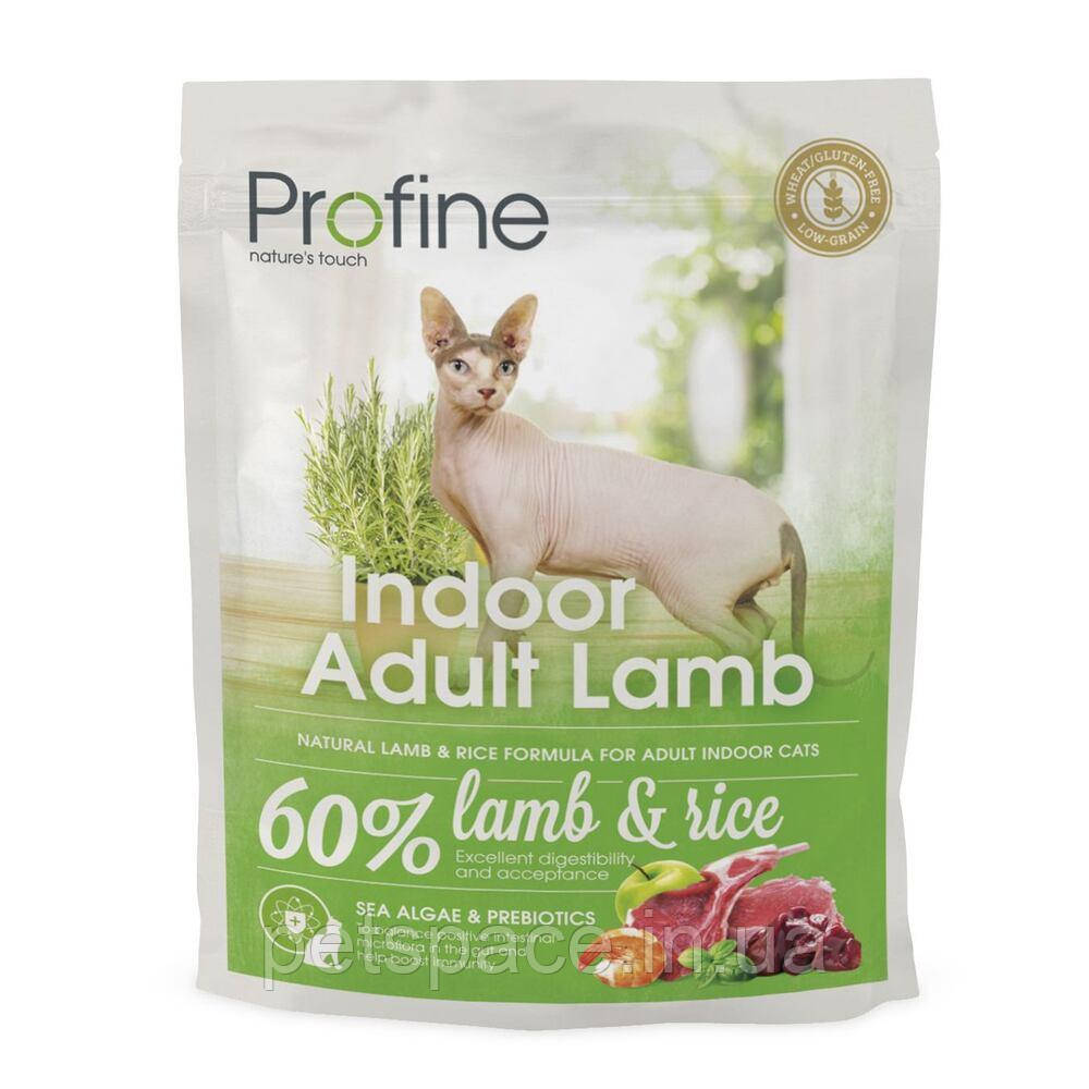 Корм Profine Indoor Lamb (Профайн для котів, що живуть у приміщенні з ягням та рисом) 300г