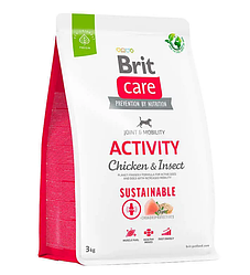 Корм Brit Care Sustainable Activity Chicken&Insect (для активних собак з куркою та комахами) 3кг