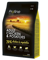 Корм Profine Adult Chicken (Профайн для дорослих собак з куркою), 3кг.