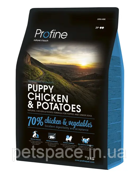 Корм Profine Puppy Chicken (Профайн для цуценят з куркою), 3кг.