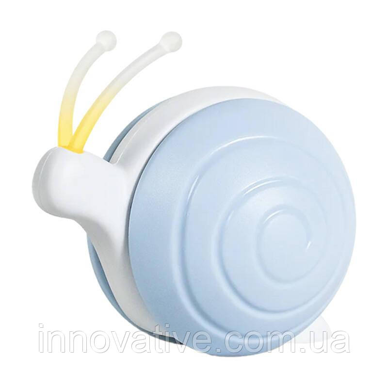 Інтерактивна іграшка для котів Cheerble Wicked Snail CWJ02 (Блакитний), фото 1