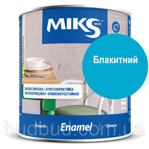 Фарба Емаль (ПФ-115) Міks color 2,8 кг, Блакитний