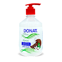 Жидкое мыло с дозатором Donat, Кокос, 500 г