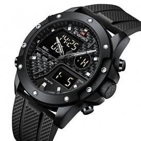 Чоловічий наручний годинник Naviforce Concept (Чорний)