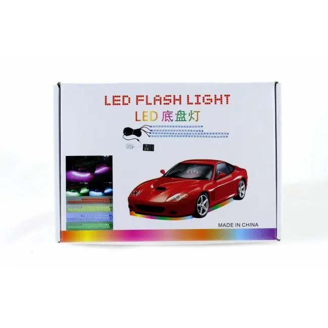 Універсальна вулична автопідсвітка day led flash light 60*90, Автосвітлодіодні лампи з регульованим звуком, фото 1