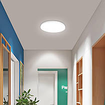 LED світильник Eurolamp накладной матовый Milky 38W 4000K IP40 LED-NLR-38W-T22, фото 6