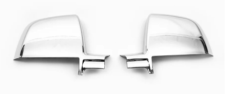 Fiat Doblo накладки на дзеркала 2010-2022 Фіат Добло 2 (2шт хром пластик), фото 1