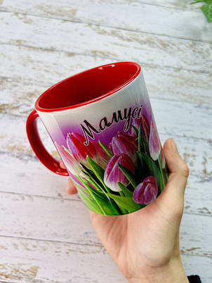 Чашка « Мамусі! Нехай твої очі завжди світять від щастя!", фото 2