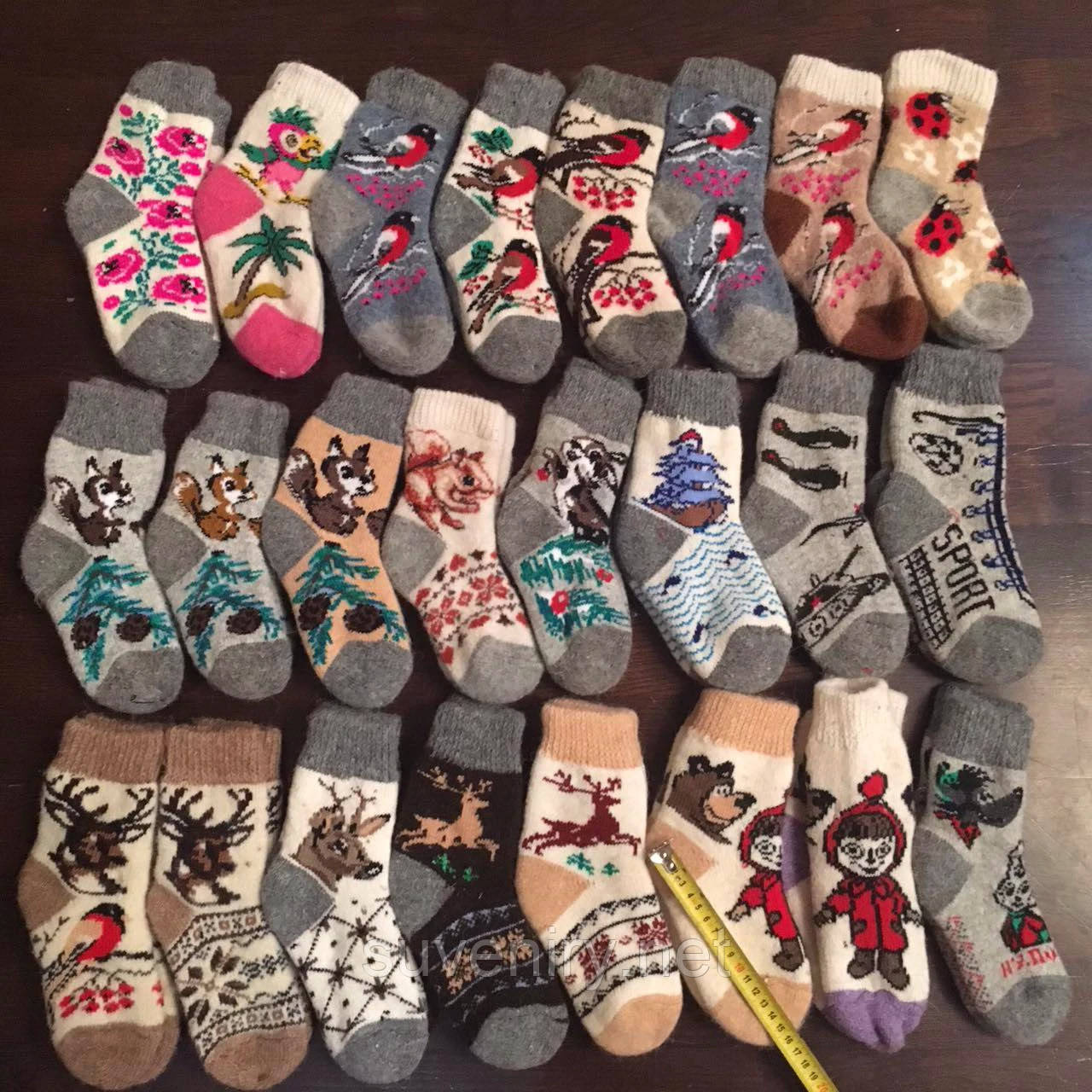 Дитячі теплі ангорові шкарпетки