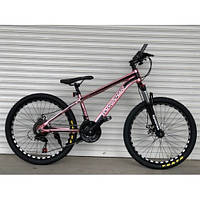 Велосипед алюминиевый TopRider 24 дюймов «680» медь(розовый)