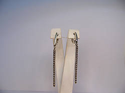 Срібні жіночі сережки з підвіскою 3,67 г.