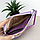 Гаманець-клатч жіночий шкіряний для телефону De Esse LC68966-207 на блискавці бузковий, фото 2