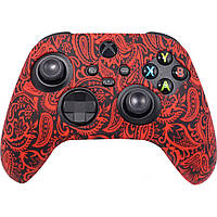 Чехол на геймпад Dobe Silicone Case for Xbox Series X|S Controller Red Ornament [96171]