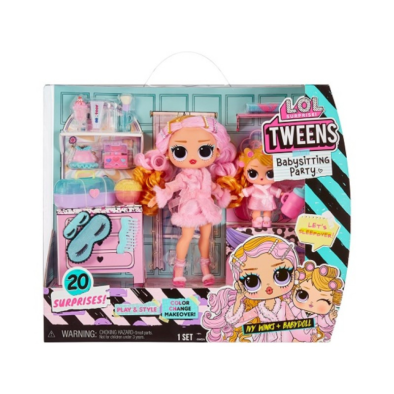 Ігровий набір з ляльками L.O.L. SURPRISE! серії "Tweens&Tots" — Айві та малятко (з аксесуарами)