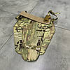 Напашник тризонний 1-го класу захисту, Мультикам, фартух напашник, сумка фартух з балістичним пакетом, фото 9