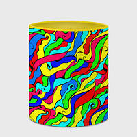 Кружка с принтом «Красочные узоры/абстракционизм» (цвет чашки на выбор)
