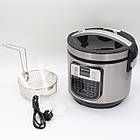 Мультиварка 6 л, 45 програм, Rainberg RB-6209 з антипригарним покриттям / Мультиварка з решіткою для фритюру, фото 8