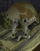 Адаптер крепления наушников 'Чебурашка' олива ВТ7651 - универсальный крепеж для шлемов типа FAST, TOR-D, ACH