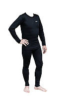 Термобілизна чоловіча Tramp Microfleece комплект (футболка+штани) black UTRUM-020, UTRUM-020-black-L