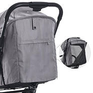 Коляска дитяча ME 1129 LINK Silver Striped, фото 7