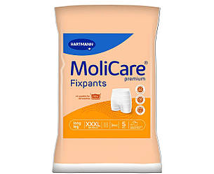 Штанці еластичні для фіксації прокладок molicare premium fixpants подовжені 5 шт XXXL