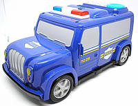 Детский электронный сейф копилка (Машина полиции) Копилка в форме машины Детский сейф с отпечатком пальца