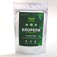 Хлорела таблетки 100г TOP SPIRULINA, фото 1