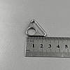 Трикутник для сумки 25 мм, нікель - 2,5 см, фото 3