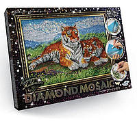 Алмазная мозаика Danko Toys Diamond Mosaic Тигры DM-01-07