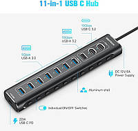 Rshtech USB 3.1 hub потужністю 60Вт.