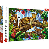 Пазлы Trefl "Леопарды на дереве" 1500 элементов 85х58 см 26160