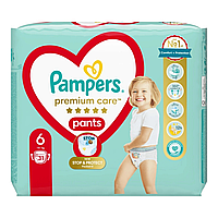 Підгузки - трусики Pampers premium care pants 6 розмір (15+ кг), 31 шт.