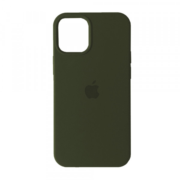 Чохол для IPhone 14 Pro Max  Silicone Case (зелений колір) з мікрофіброю