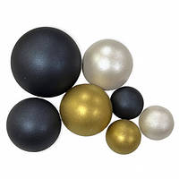 Набір "Шоколадні сфери" чорно-біло-золоті Сладо