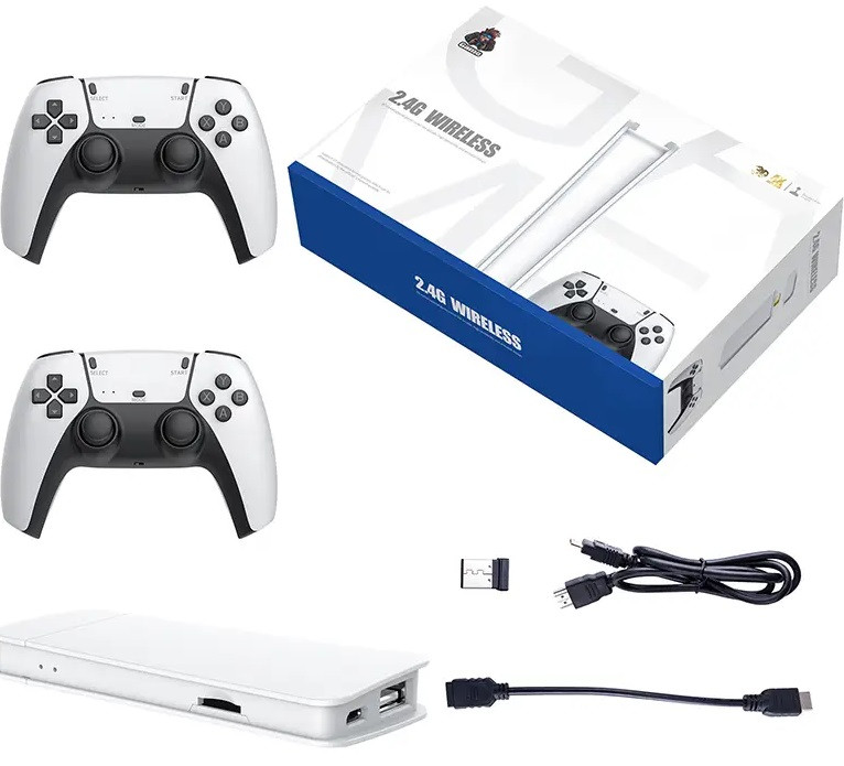 Ігрова консоль/приставка M15 4K Classic (два джойстики) HDMI 64Gb 20000 ігор, фото 1