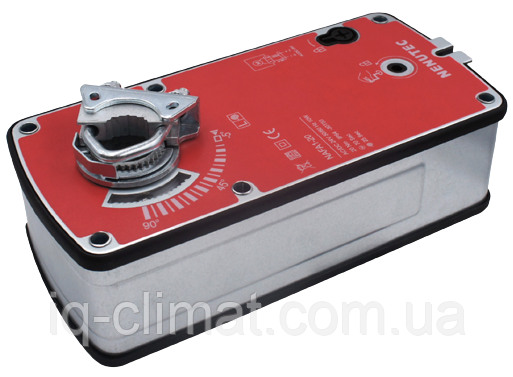 NAFA 2-20 електропривод зі зворотною пружиною Nenutec 230В, 20Нм для повітряної заслінки до 4,0м²