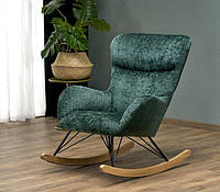 Кресло-качалка CASTRO темно-зеленый Halmar