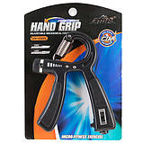 Еспандер кистьовий пружинний з лічильником та регульованим навантаженням 10-40кг Cima CM-W555, фото 7