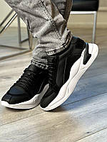 Кросівки шкіряні чоловічі чорні  Niagara_brand-1425, фото 3