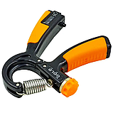 Еспандер кистьовий пружинний з лічильником та регульованим навантаженням 10-40кг Cima CM-W555, фото 3