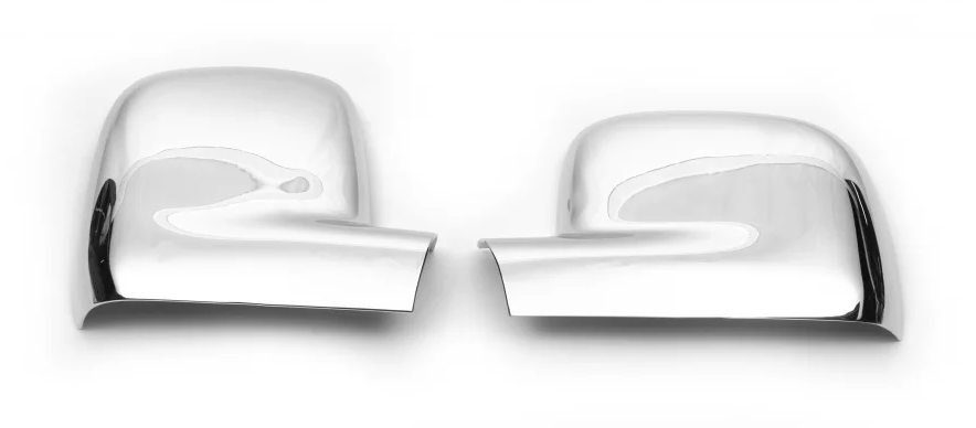 Хром накладки Volkswagen T5 Transporter 2003-2010 на дзеркала Фольксваген Т5 Мультіван/Каравелла (2шт хром пластик), фото 1