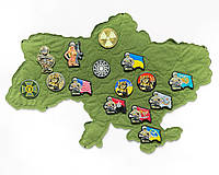 Велкро панель для шевронов Карта Украины