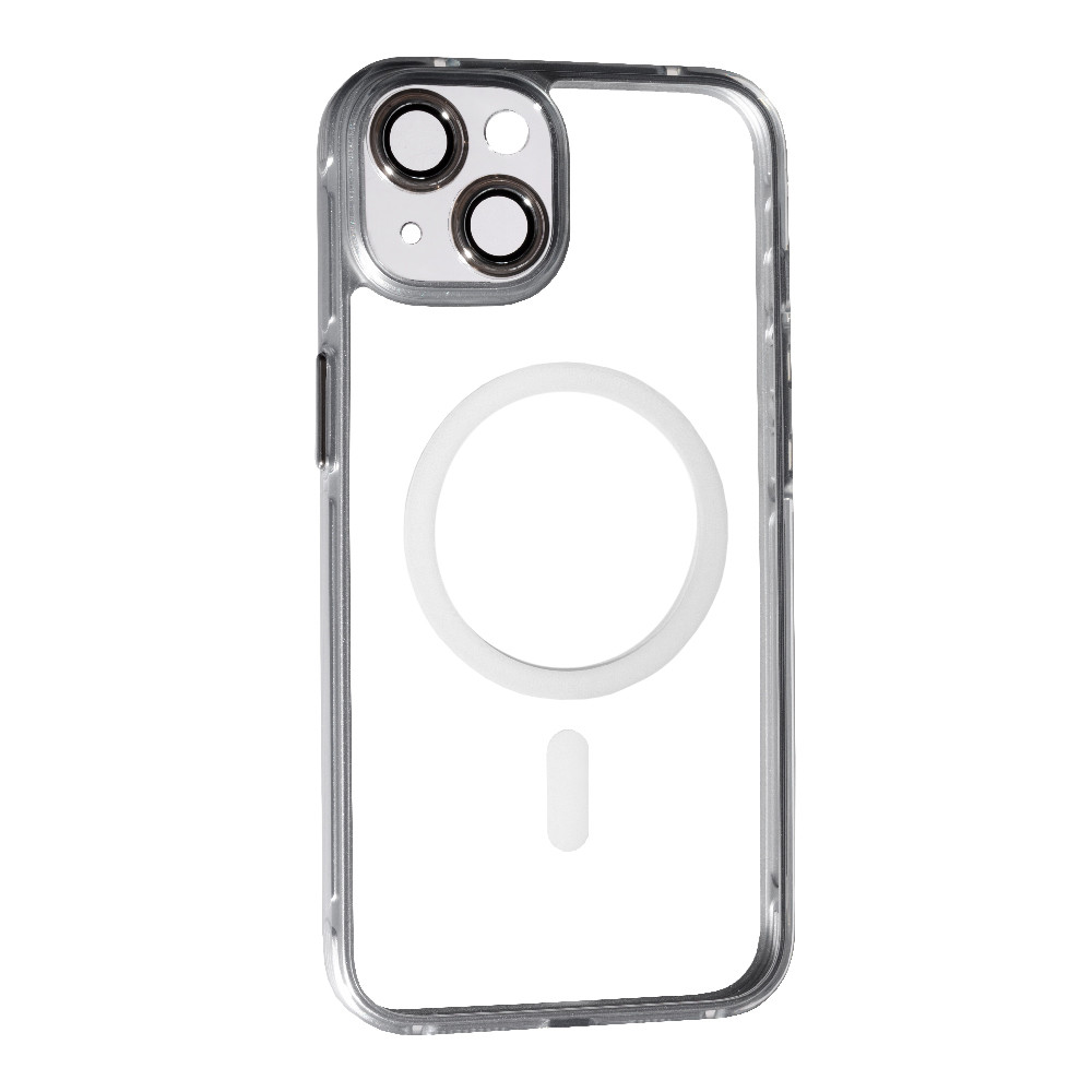 Накладка Aluminium With Magsafe Apple iPhone 15,  Grey, фото 1