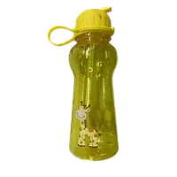 Бутылка-поилка детская с трубочкой Мадагаскар 380мл, 3 цвета, R90078