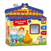 Магнитный театр Академия развития Курочка Ряба (укр), Vladi Toys, VT3206-31