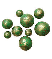 Шоколадні сфери преміум Зелений мармур 9 шт.