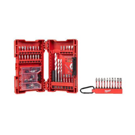 Набір біт і свердла універсальні 54 шт. для шурупокрута Shockwave Milwaukee 4932479855, фото 3