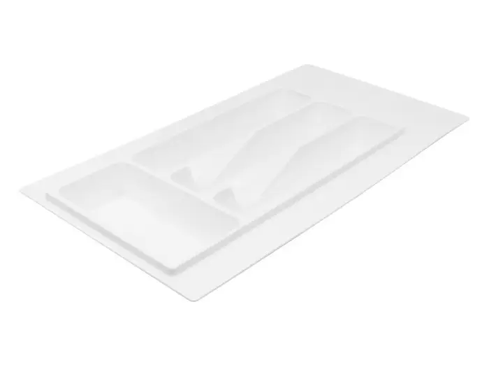 Лоток 27*49*6.5 см вкладка для столового приладдя білий